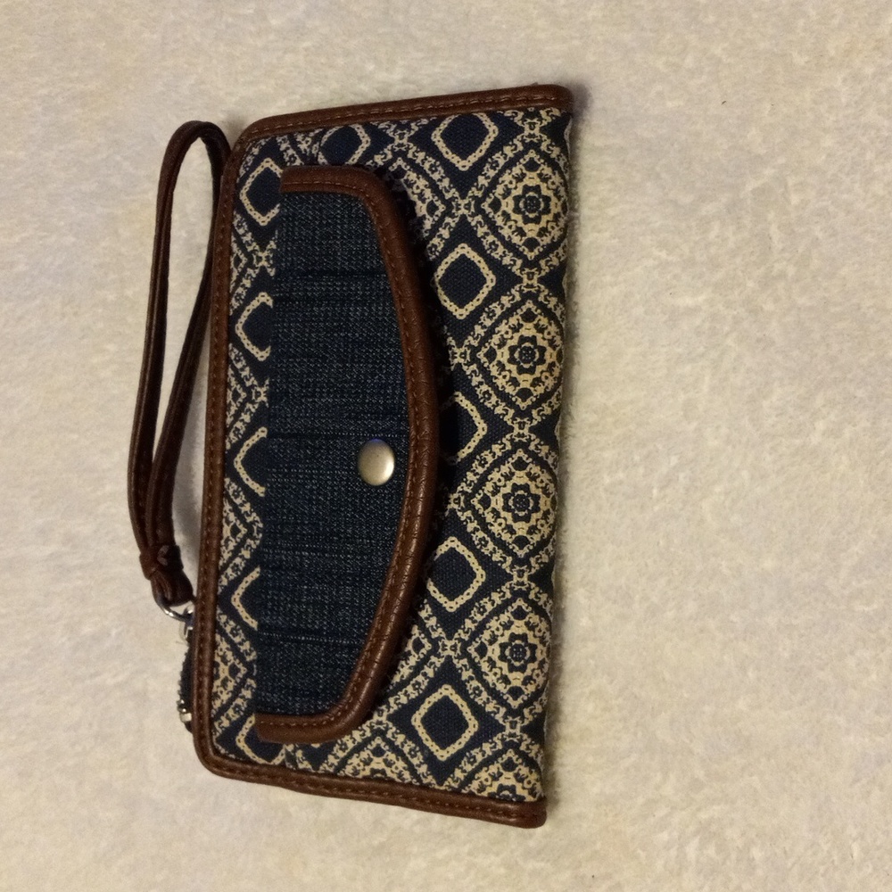WRISTLET BLUE JEAN AND LEATHER